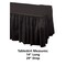 Hoffmaster 14Ft x 29" Black Plastic Tableskirts, PK6 110013 - alternate 2